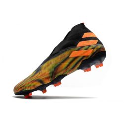 Adidas Nemeziz 19+ FG Groen Oranje Zwart_6.jpg